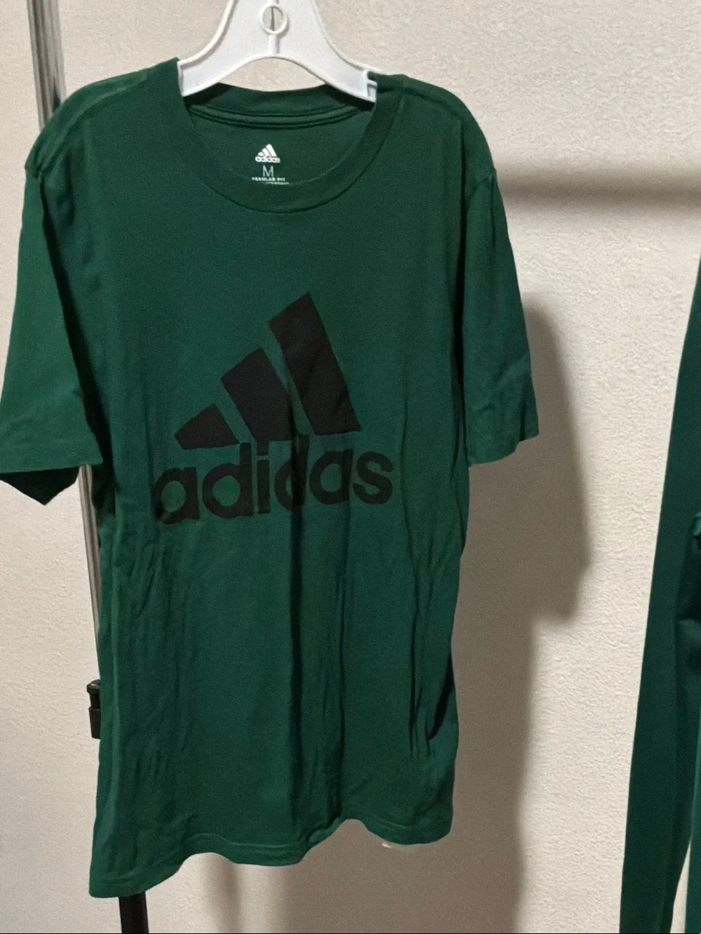 adidas Green Kids Track Joggers with Black Side Stripes
